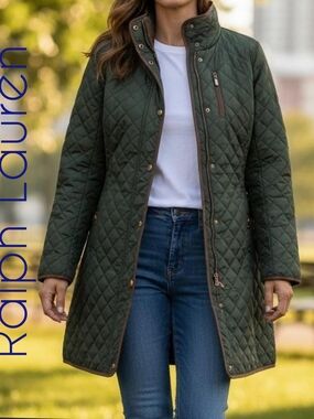 🆕⭐Lauren Ralph Lauren Quilted Barn Field Jacket